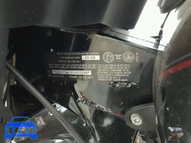 2005 HARLEY-DAVIDSON FLHTCUI 1HD1FCW145Y603299 image 9