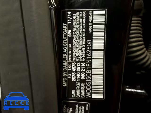 2015 MERCEDES-BENZ CLA 45 AMG WDDSJ5CB1FN162608 image 9