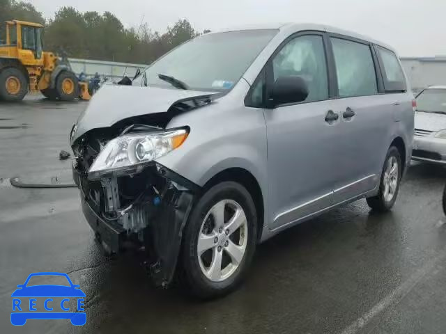 2014 TOYOTA SIENNA 5TDZK3DC3ES476089 image 1