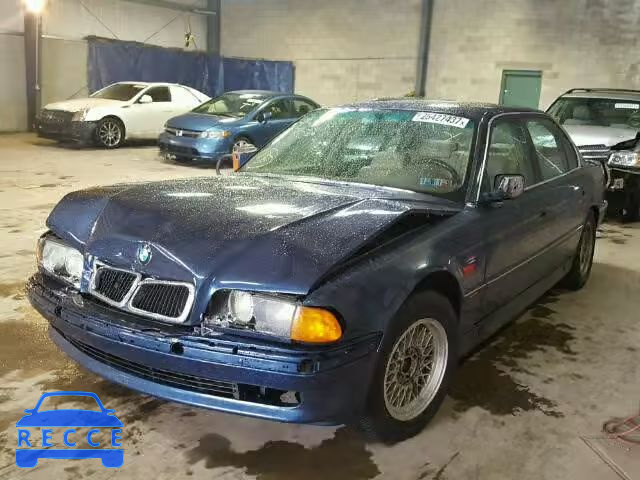 1998 BMW 740IL WBAGJ8325WDM17507 зображення 1