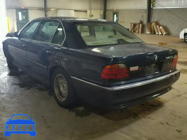 1998 BMW 740IL WBAGJ8325WDM17507 image 2