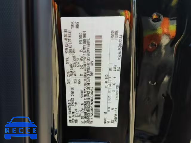 2017 FORD ESCAPE S 1FMCU0F76HUD26262 image 9