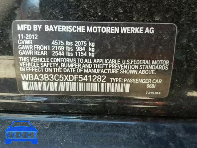 2013 BMW 328XI WBA3B3C5XDF541282 зображення 9