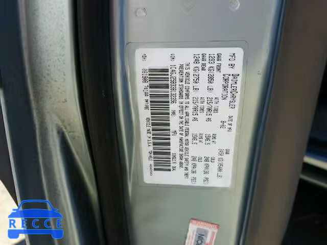 2003 CHRYSLER VOYAGER 1C4GJ25B33B132356 Bild 9