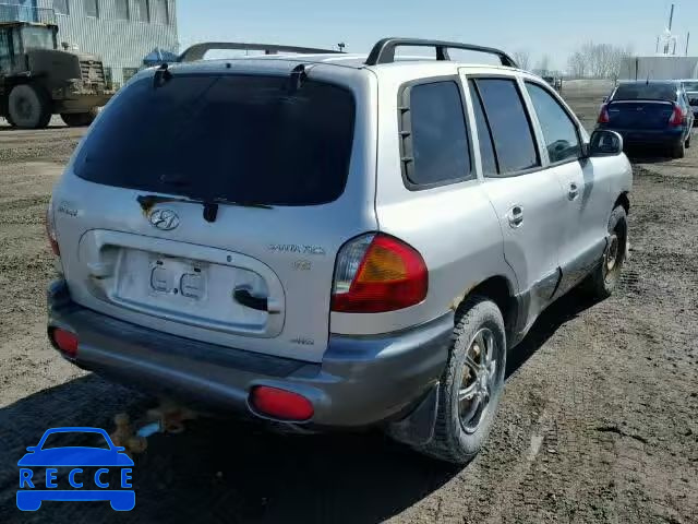 2004 HYUNDAI SANTA FE KM8SB73EX4U624837 image 3