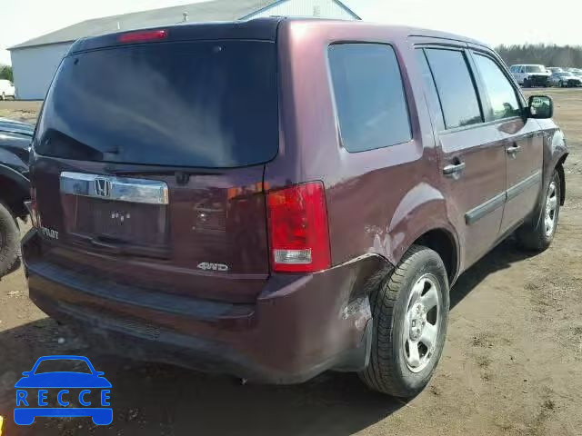 2013 HONDA PILOT LX 5FNYF4H2XDB039507 image 3