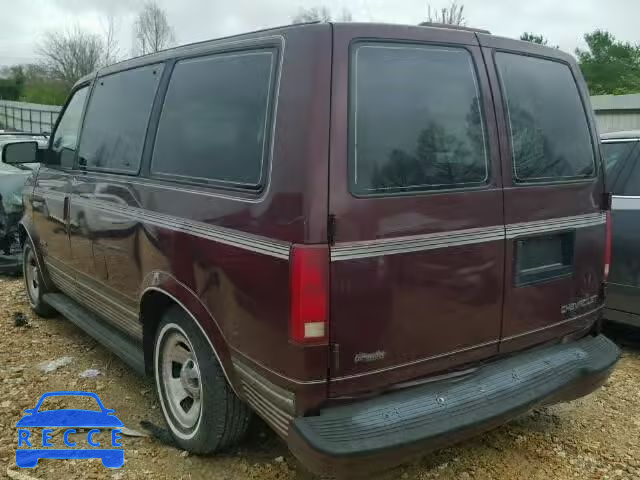 1996 CHEVROLET ASTRO VAN 1GNDM19W8TB145600 image 2