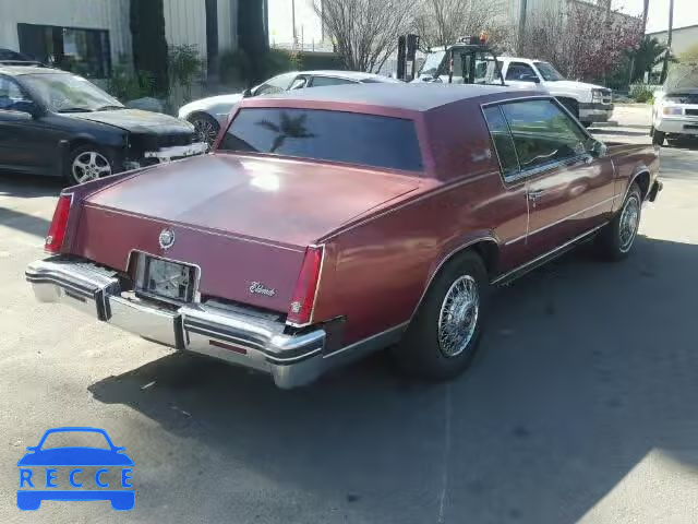 1984 CADILLAC ELDORADO 1G6AL5787EE659341 зображення 3