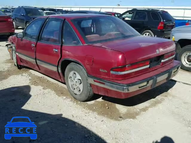 1991 BUICK REGAL LIMI 2G4WD54LXM1422069 image 2