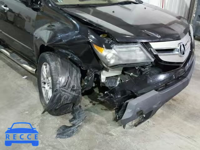 2009 ACURA MDX TECH 2HNYD28499H504219 зображення 8