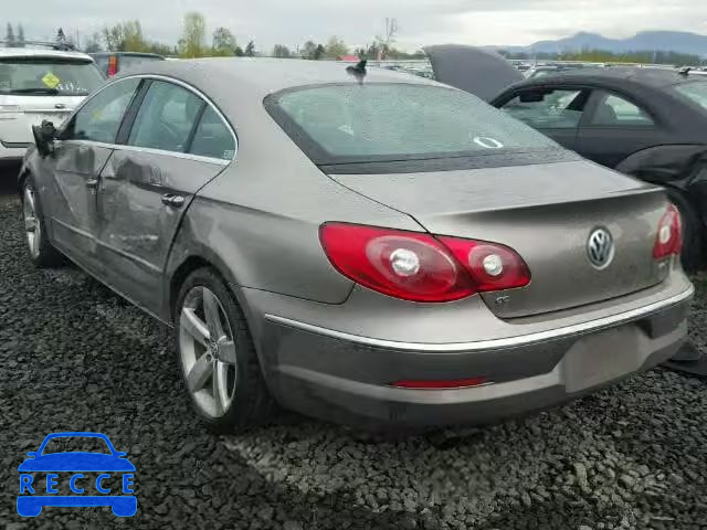 2012 VOLKSWAGEN CC LUXURY WVWHP7ANXCE507139 image 2