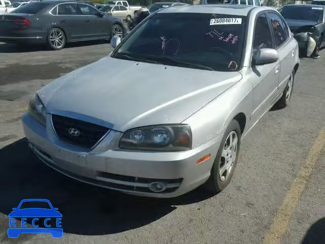 2004 HYUNDAI ELANTRA KMHDN46D64U733538 image 1