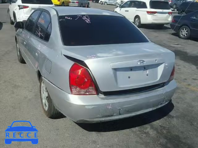 2004 HYUNDAI ELANTRA KMHDN46D64U733538 Bild 2