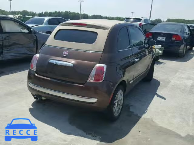 2013 FIAT 500 LOUNGE 3C3CFFER7DT608651 зображення 3