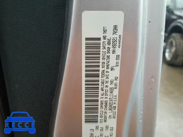 2007 JEEP WRANGLER R 1J8GA69107L114026 image 9