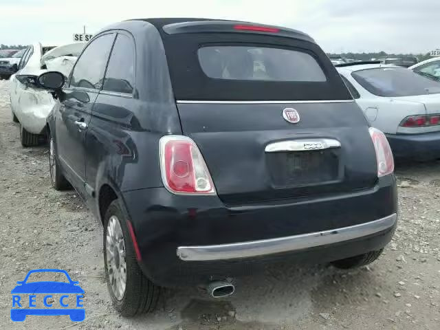 2013 FIAT 500 LOUNGE 3C3CFFER7DT536382 image 2