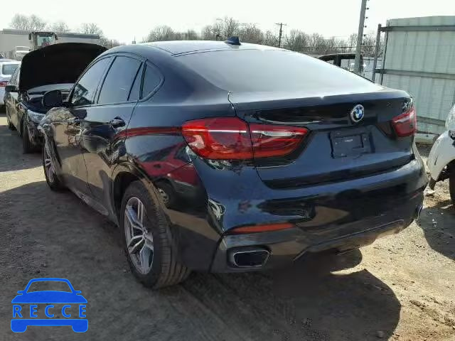 2016 BMW X6 XDRIVE3 5UXKU2C54G0N80622 image 2