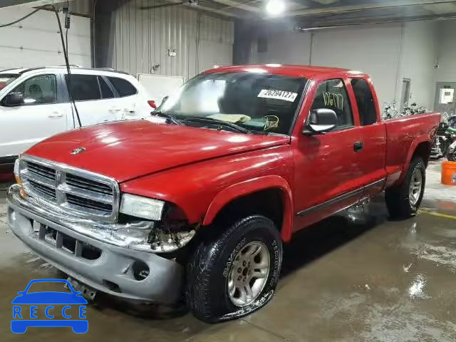 2004 DODGE DAKOTA SLT 1D7HG42N74S709152 зображення 1