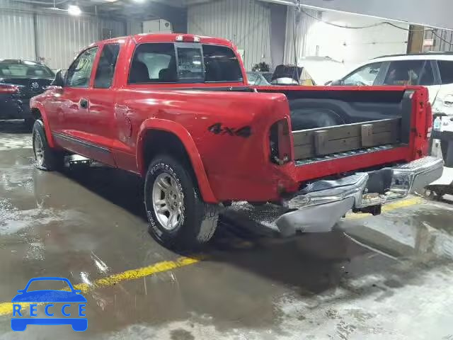 2004 DODGE DAKOTA SLT 1D7HG42N74S709152 зображення 2