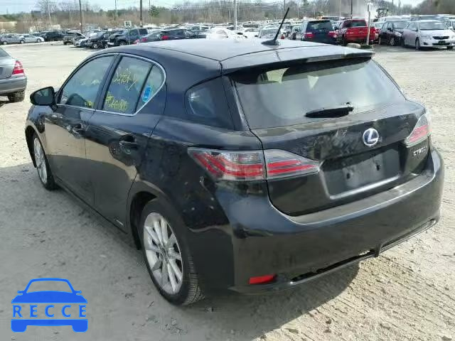 2011 LEXUS CT200H JTHKD5BH1B2045435 image 2