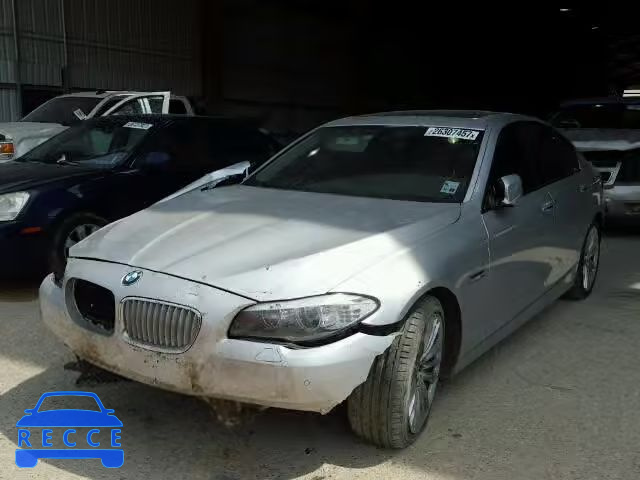 2011 BMW 550I WBAFR9C57BC617454 зображення 1