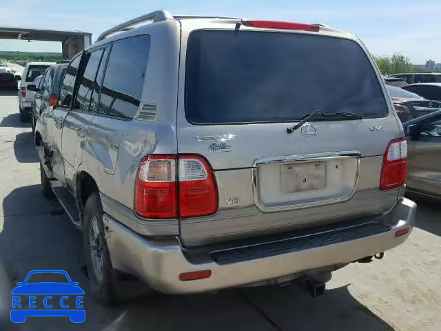 2002 LEXUS LX 470 JTJHT00W723515865 image 2