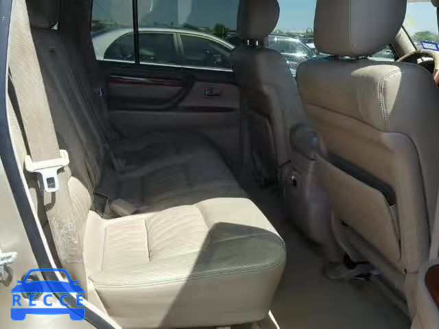 2002 LEXUS LX 470 JTJHT00W723515865 image 5