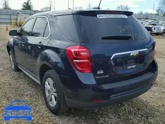 2017 CHEVROLET EQUINOX LS 2GNALBEKXH1536902 image 2