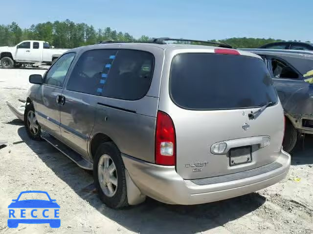 2001 NISSAN QUEST SE 4N2ZN16T71D822320 image 2