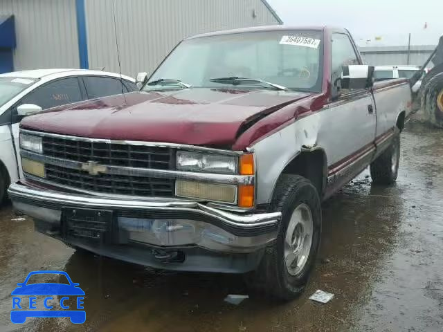 1993 CHEVROLET K1500 1GCEK14K2PZ159402 image 1