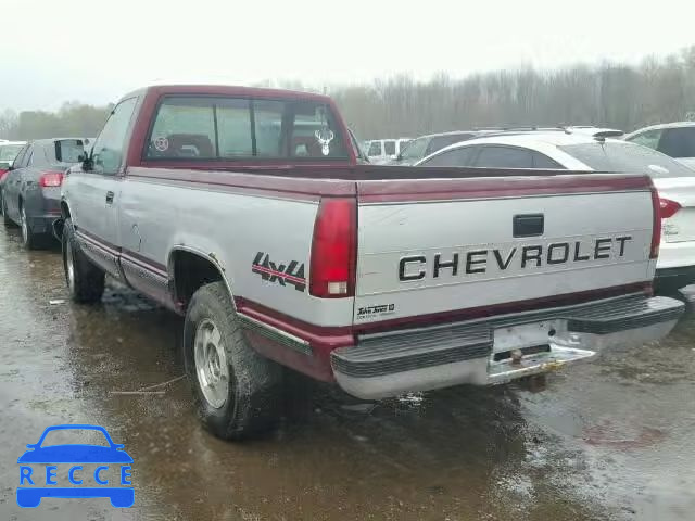 1993 CHEVROLET K1500 1GCEK14K2PZ159402 image 2