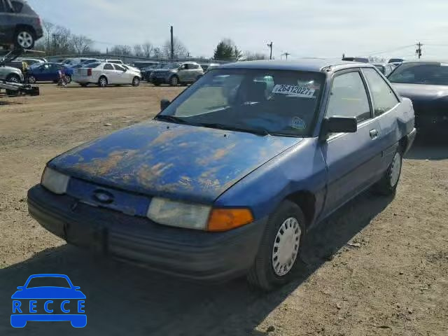 1992 FORD ESCORT LX 1FAPP11J1NW101551 зображення 1