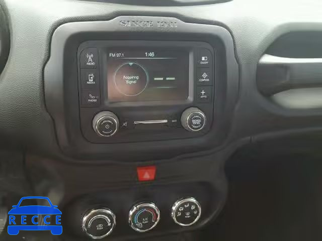 2016 JEEP RENEGADE S ZACCJBAT4GPD15256 image 8