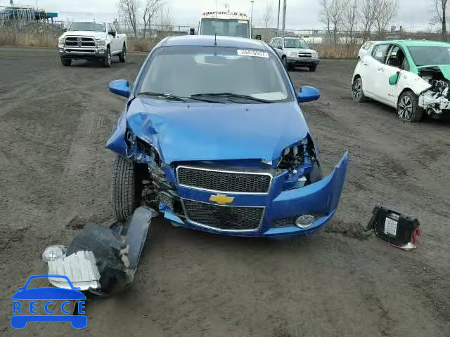 2009 CHEVROLET AVEO LS KL1TV65E69B339456 image 8