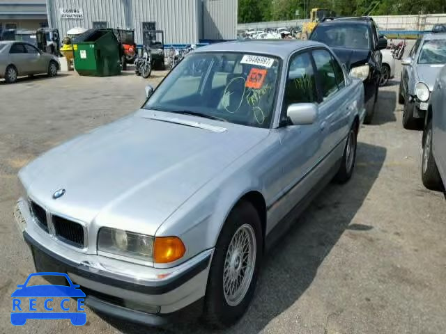 1998 BMW 740I AUTOMATIC WBAGF832XWDL57001 image 1