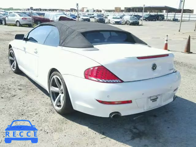 2008 BMW 650I WBAEB53558CX62011 image 2