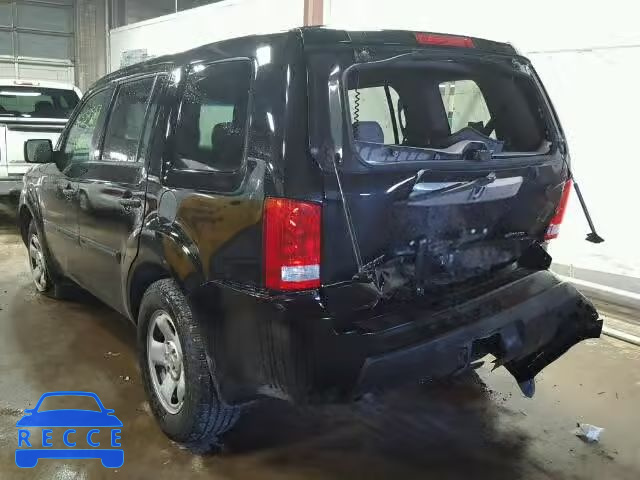 2011 HONDA PILOT LX 5FNYF4H27BB098981 image 2