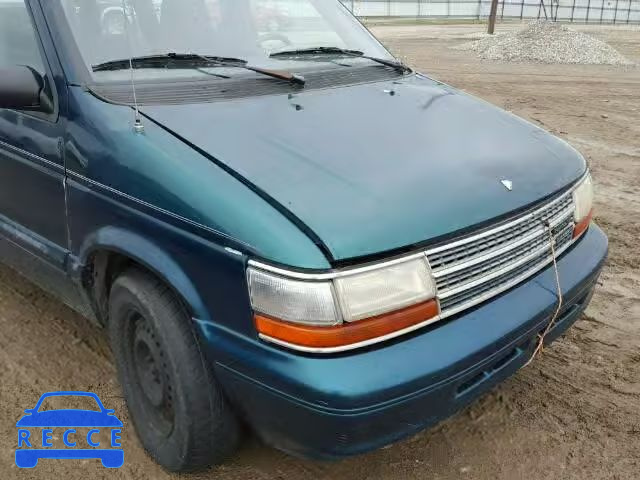 1995 PLYMOUTH VOYAGER SE 2P4GH45R4SR263408 image 9