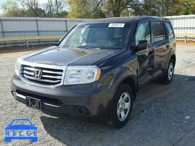 2012 HONDA PILOT LX 5FNYF3H28CB030684 image 1