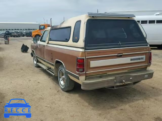 1986 DODGE D-150 1B7HD14T3GS058751 зображення 2