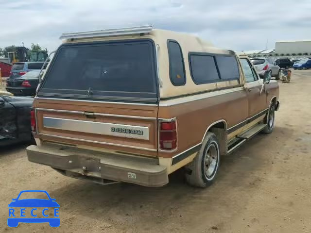 1986 DODGE D-150 1B7HD14T3GS058751 Bild 3