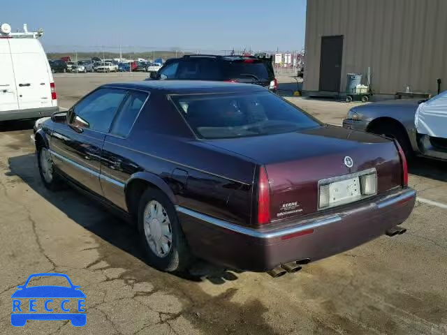 1995 CADILLAC ELDORADO 1G6EL12Y9SU619703 image 2