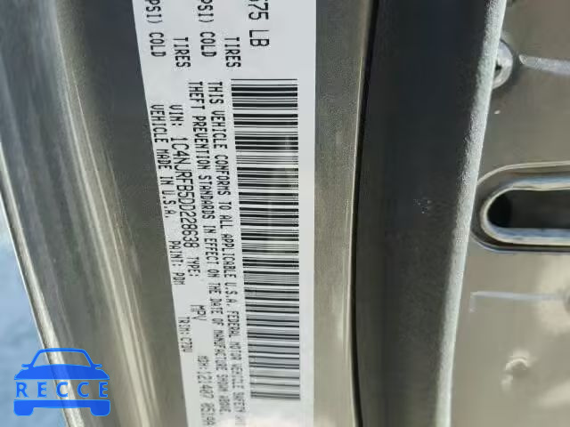 2013 JEEP PATRIOT LA 1C4NJRFB5DD228638 image 9