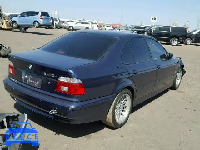 2002 BMW 540I AUTOMATIC WBADN63472GN87065 зображення 3