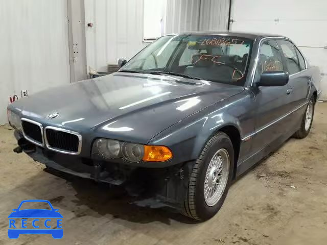 1999 BMW 740I AUTOMATIC WBAGG8334XDN73983 Bild 1