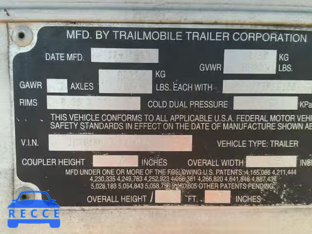 1999 TRAI TRAILER 1PT01ANH7X9007602 Bild 9