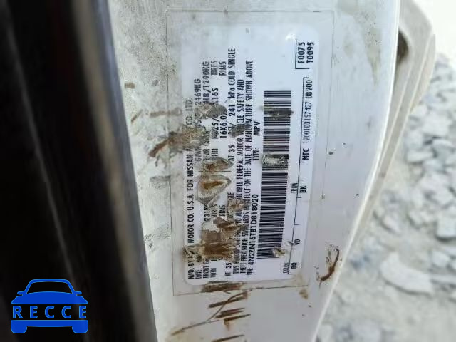 2001 NISSAN QUEST SE 4N2ZN16T81D818020 image 9