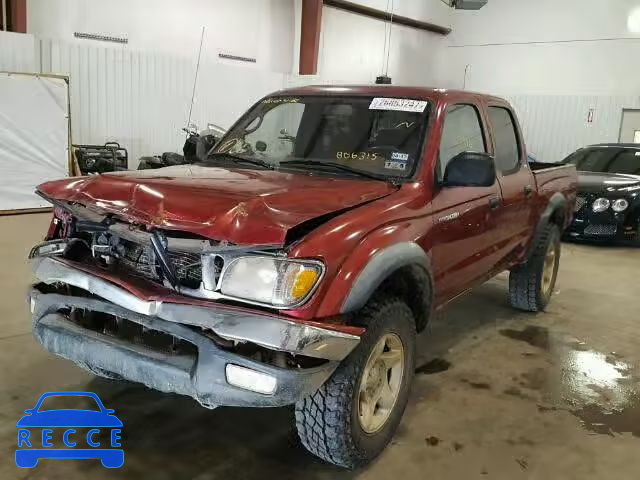 2001 TOYOTA TACOMA DOU 5TEHN72N01Z806315 image 1