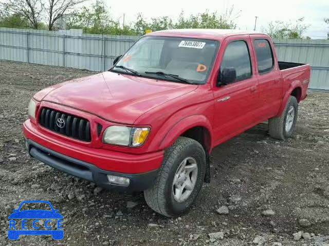 2001 TOYOTA TACOMA DOU 5TEHN72N41Z863360 image 1