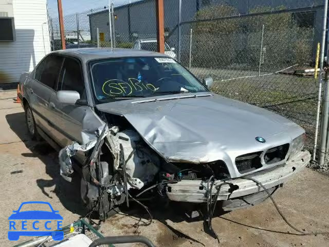 2000 BMW 740IL WBAGH8349YDP06423 image 0